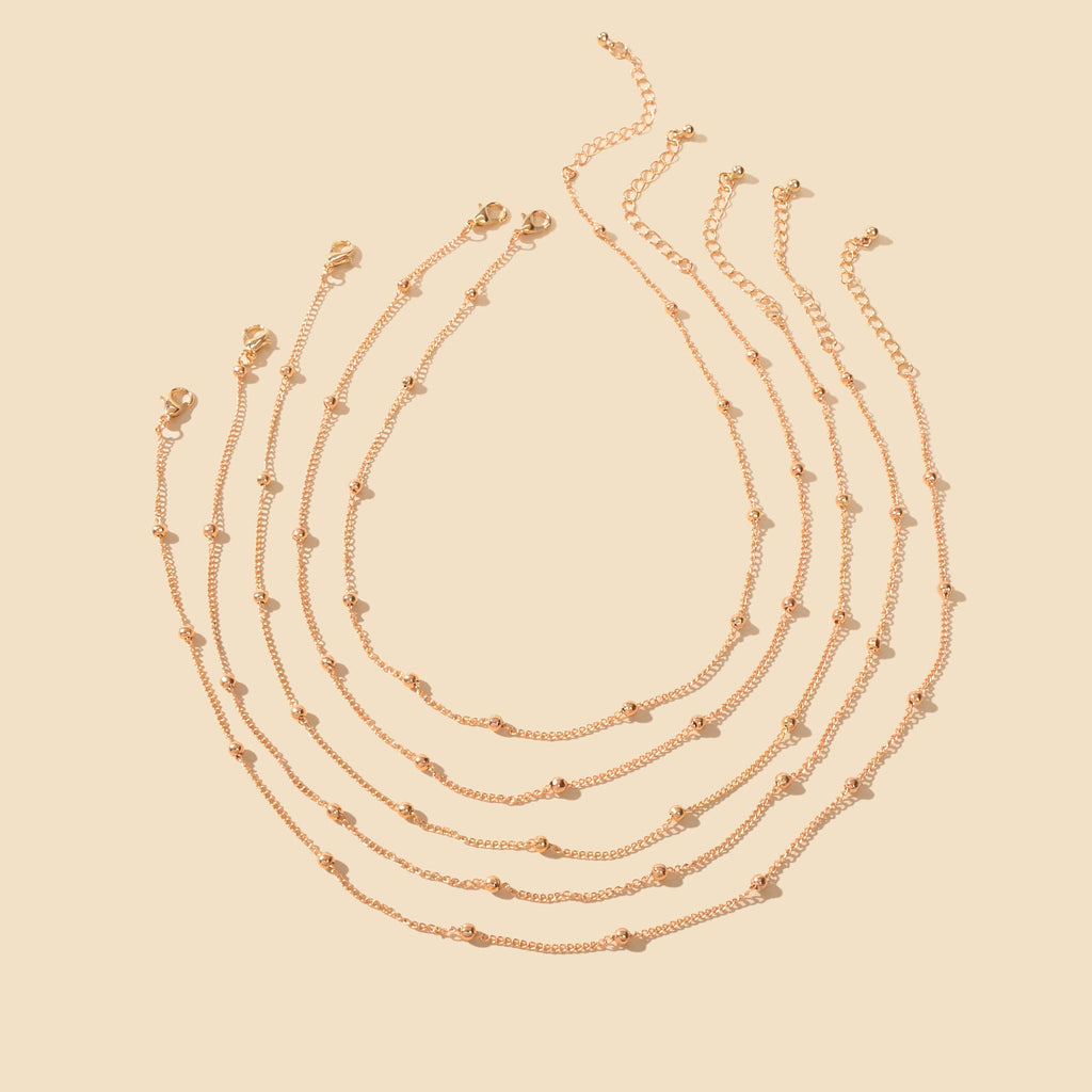 Fine Gold Chain Layers