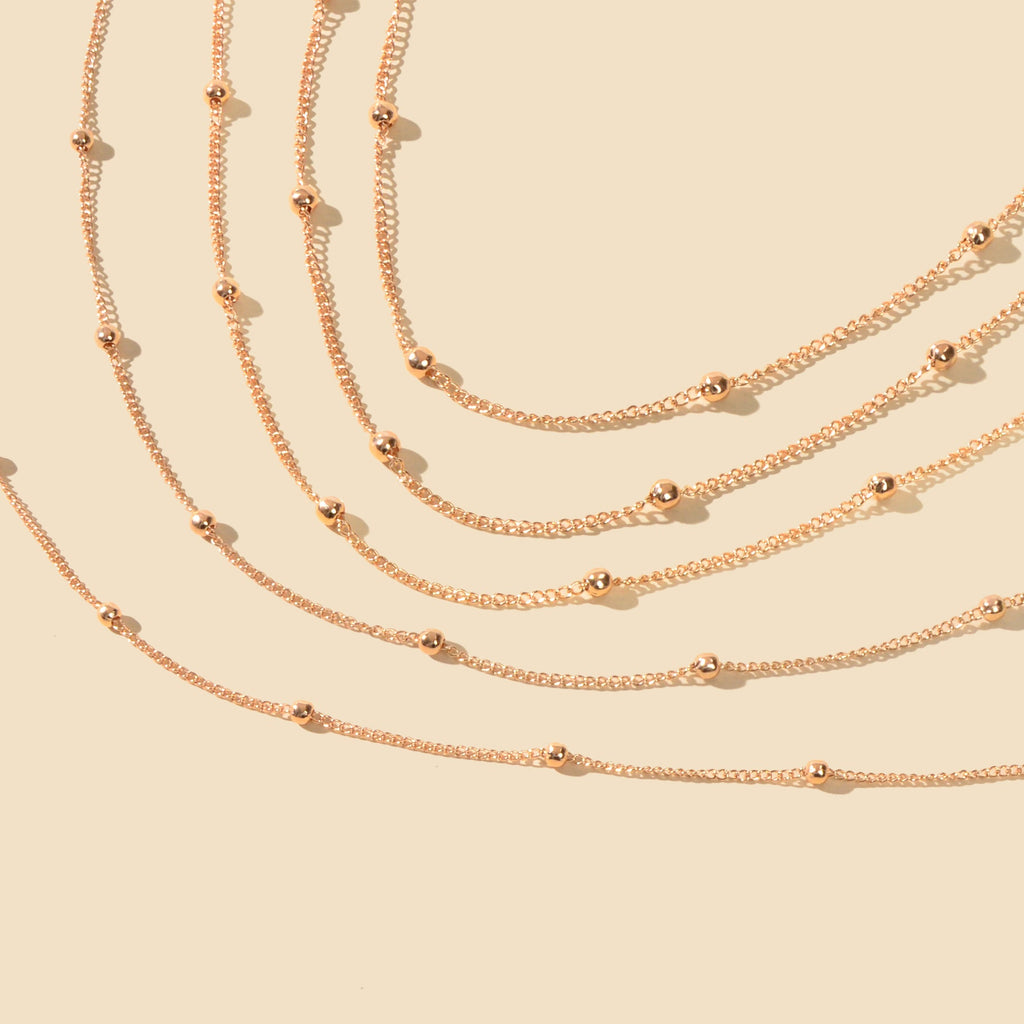 Fine Gold Chain Layers