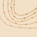 Fine Gold Chain Layers