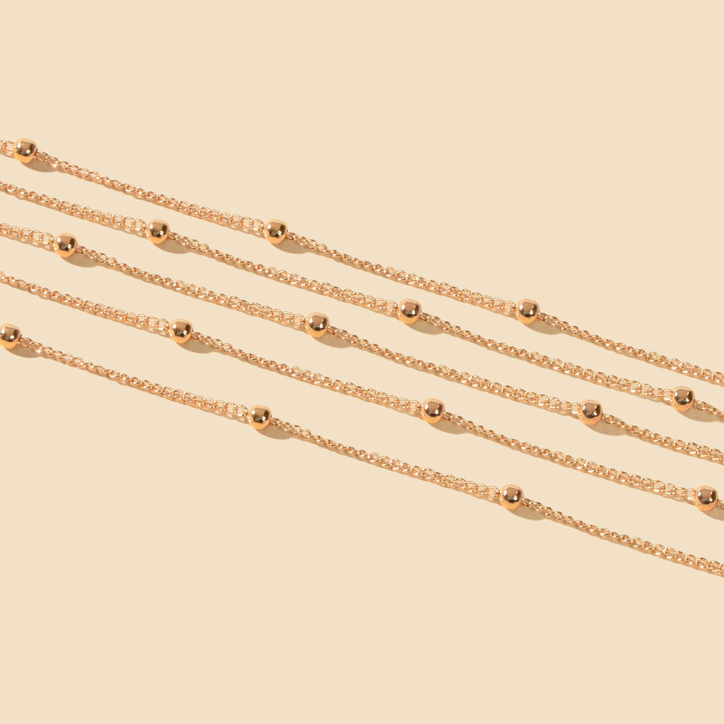 Fine Gold Chain Layers