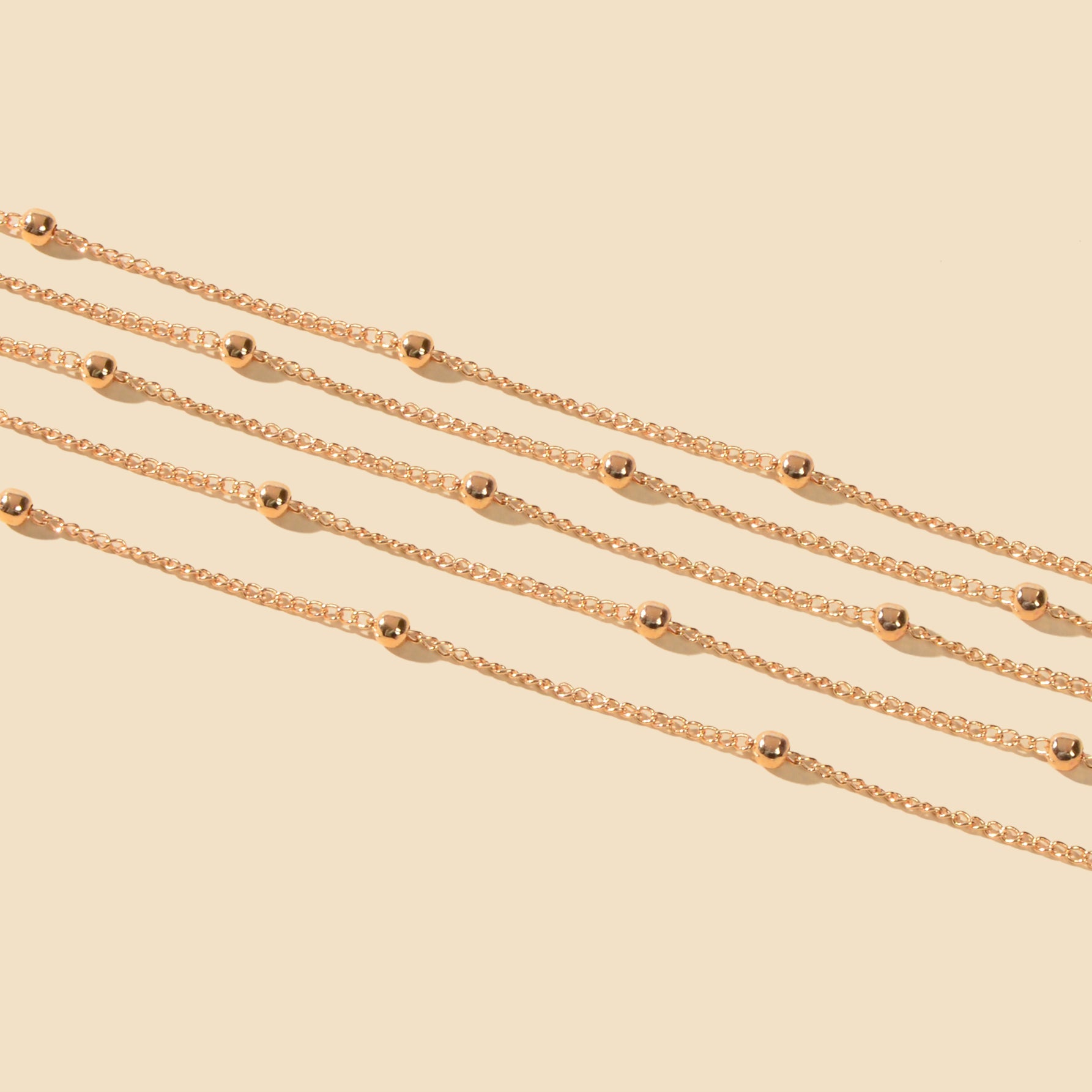 Fine Gold Chain Layers