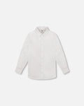 Long Sleeve Button Down Shirt White-0