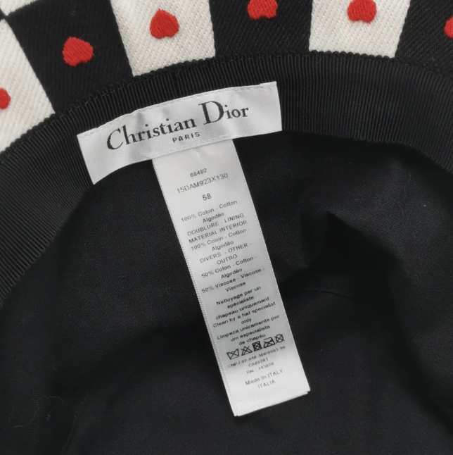 Dioramour Black White and Red D-Chess Bucket Hat