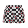 Dioramour Black White and Red D-Chess Heart Shorts