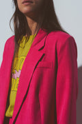 Oversized blazer in pink-4