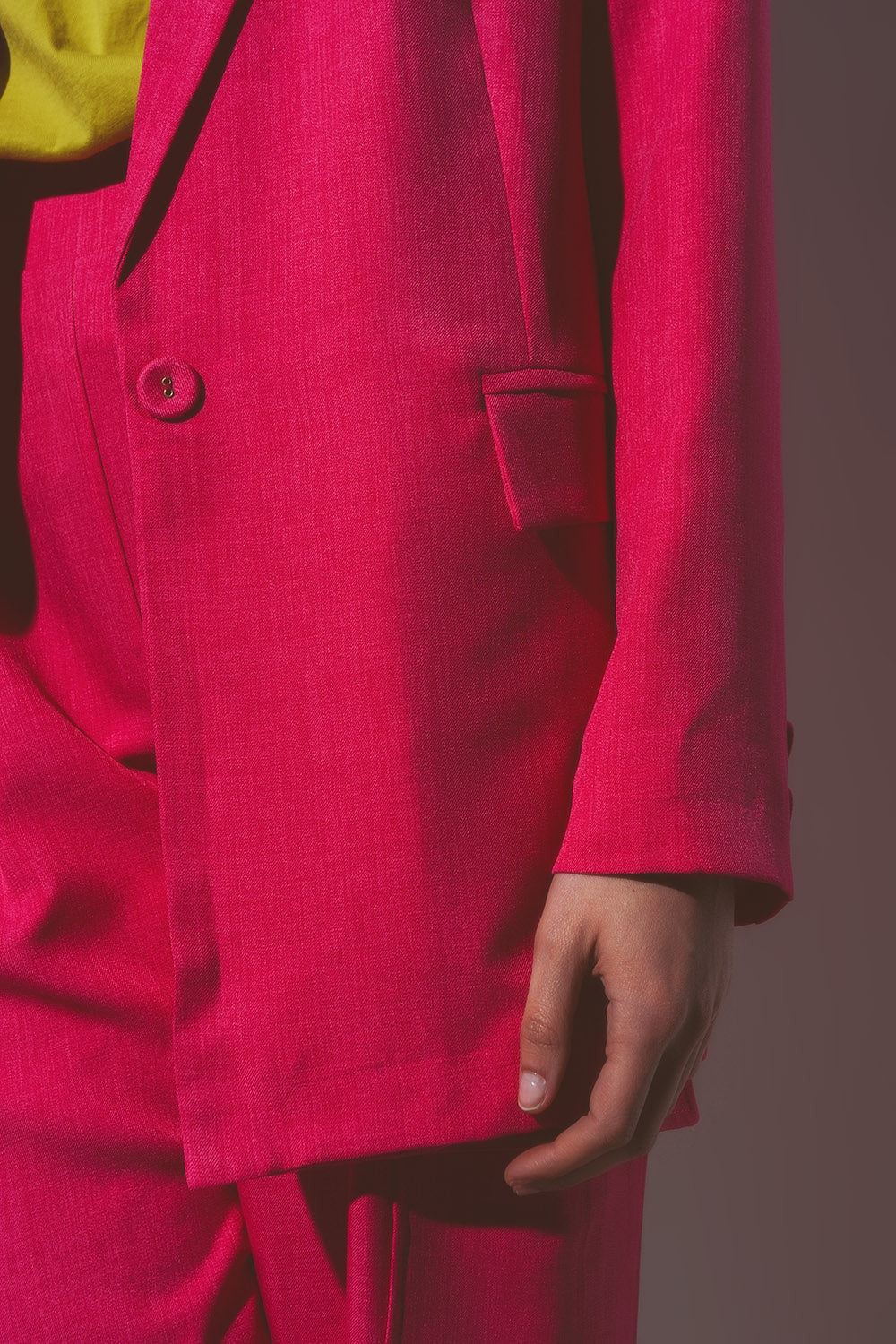 Oversized blazer in pink-3